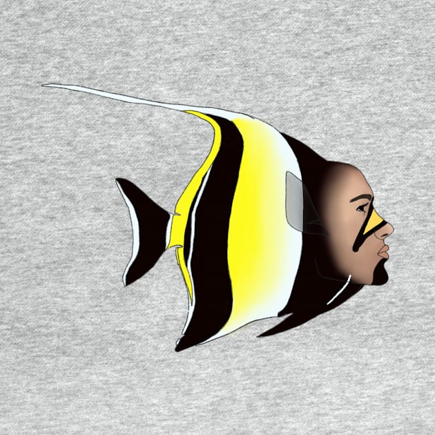 Moorish Idol Gentlefish by Rosiethekitty13